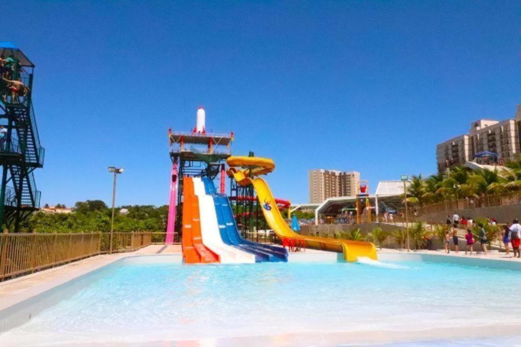 Aparthotel Piazza Diroma - Com Acesso Acqua Park Cn-Go Caldas Novas Esterno foto