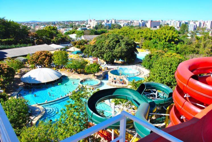 Aparthotel Piazza Diroma - Com Acesso Acqua Park Cn-Go Caldas Novas Esterno foto