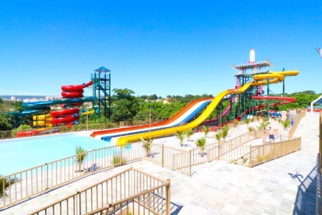 Aparthotel Piazza Diroma - Com Acesso Acqua Park Cn-Go Caldas Novas Esterno foto